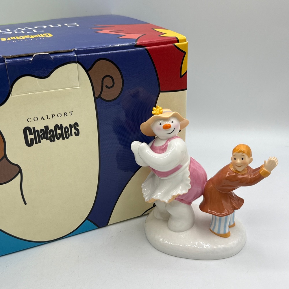 Coalport The Snowman Dance the Night Away Figurine 2003 W/Box & Certificate
